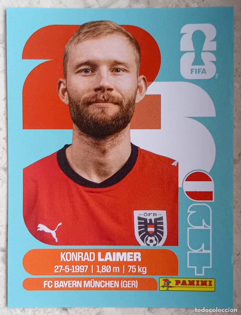 Cromos de F&uacute;tbol: Figurina Panini 2026 Cromo World Cup Usa Mundial 2026 Konrad Laimer Austria n AUT 12