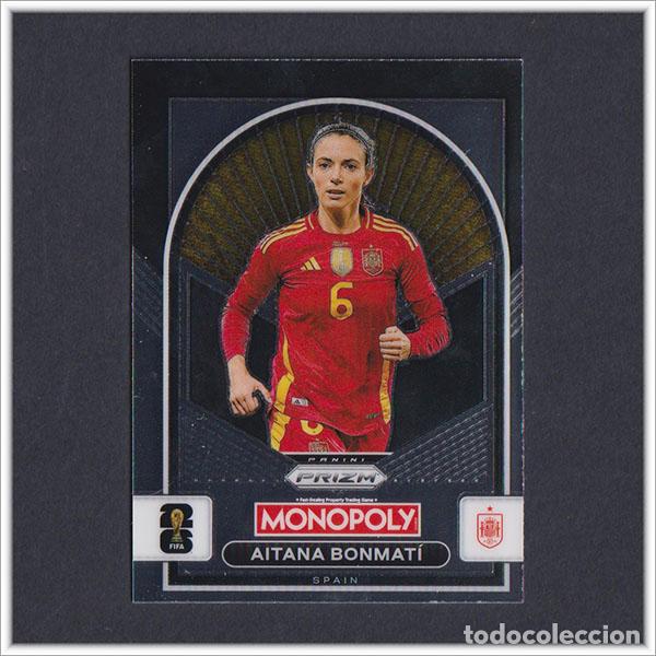 Cromos de F&uacute;tbol: FIFA WORLD CUP 2026 PANINI PRIZM MONOPOLY AITANA BONMATI 99 ESPA&Ntilde;A COLECCI&Oacute;N ALBUM MUNDIAL BARCELONA