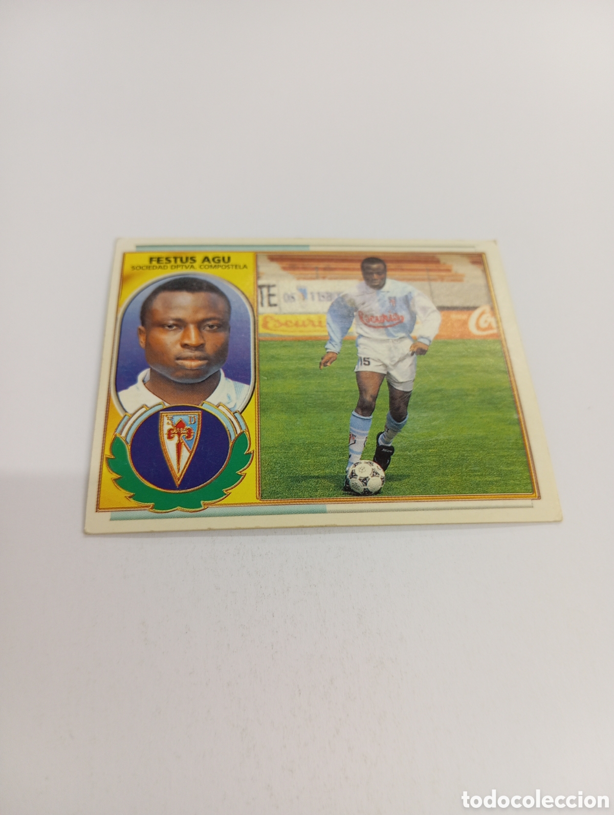 Cromos de F&uacute;tbol: FESTUS AGU BAJA Compostela Liga Este 1996 1997 PANINI 96 97