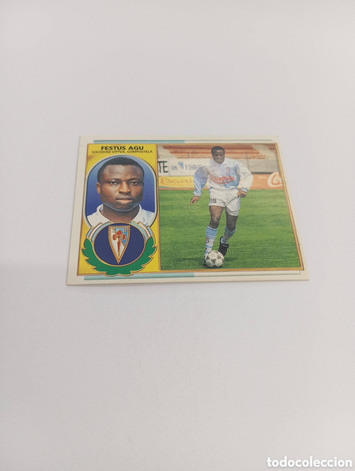 Cromos de F&uacute;tbol: FESTUS AGU BAJA Compostela Liga Este 1996 1997 PANINI 96 97