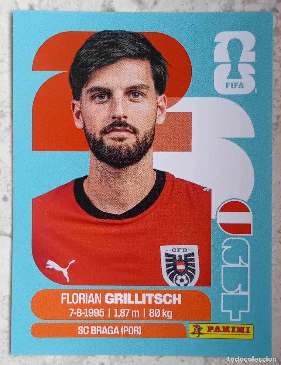 Cromos de F&uacute;tbol: Figurina Panini 2026 Cromo World Cup Usa Mundial 2026 Florian Grillitsch Austria n AUT 14