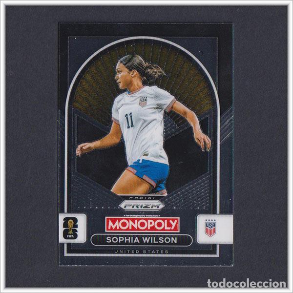 Cromos de F&uacute;tbol: FIFA WORLD CUP 2026 PANINI PRIZM MONOPOLY SOPHIA WILSON 95 USA COLECCI&Oacute;N ALBUM MUNDIAL