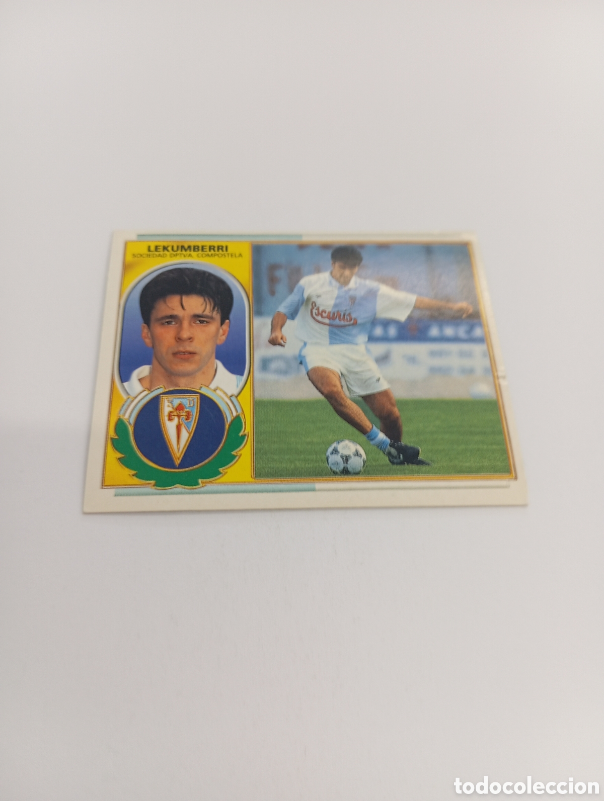 Cromos de F&uacute;tbol: LEKUMBERRI Compostela Liga Este 1996 1997 PANINI 96 97