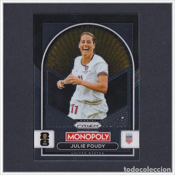 Cromos de F&uacute;tbol: FIFA WORLD CUP 2026 PANINI PRIZM MONOPOLY JULIE FOUDY 93 USA COLECCI&Oacute;N ALBUM MUNDIAL