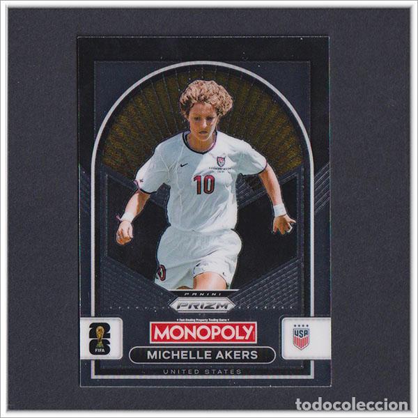 Cromos de F&uacute;tbol: FIFA WORLD CUP 2026 PANINI PRIZM MONOPOLY MICHELLE AKERS 90 USA COLECCI&Oacute;N ALBUM MUNDIAL