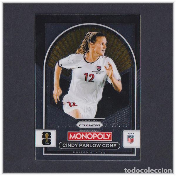 Cromos de F&uacute;tbol: FIFA WORLD CUP 2026 PANINI PRIZM MONOPOLY CINDY PARLOW CONE 86 USA COLECCI&Oacute;N ALBUM MUNDIAL