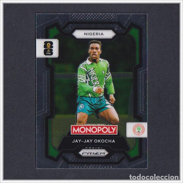 Cromos de F&uacute;tbol: FIFA WORLD CUP 2026 PANINI PRIZM MONOPOLY JAY-JAY OKOCHA 82 NIGERIA COLECCI&Oacute;N ALBUM MUNDIAL