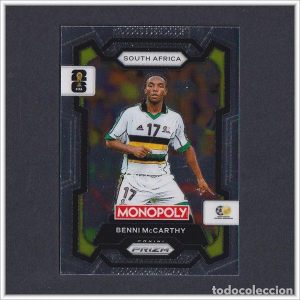 Cromos de F&uacute;tbol: FIFA WORLD CUP 2026 PANINI PRIZM MONOPOLY BENNI MCCARTHY 80 SUDAFRICA COLECCI&Oacute;N ALBUM MUNDIAL