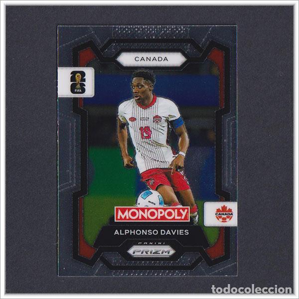 Cromos de F&uacute;tbol: FIFA WORLD CUP 2026 PANINI PRIZM MONOPOLY ALPHONSO DAVIES 78 CANADA COLECCI&Oacute;N ALBUM MUNDIAL