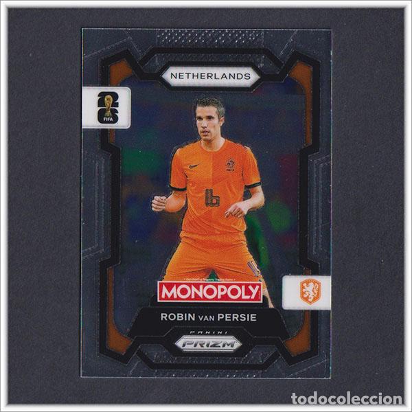 Cromos de F&uacute;tbol: FIFA WORLD CUP 2026 PANINI PRIZM MONOPOLY ROBIN VAN PERSIE 76 HOLANDA COLECCI&Oacute;N ALBUM MUNDIAL