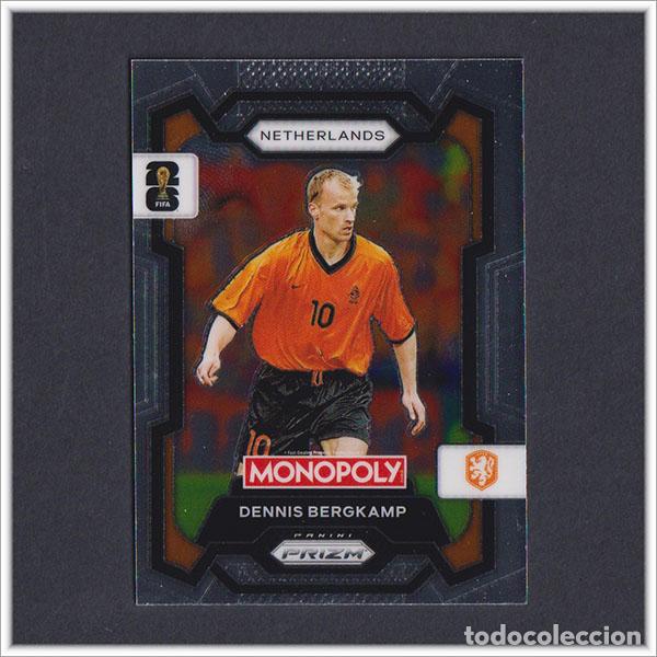Cromos de F&uacute;tbol: FIFA WORLD CUP 2026 PANINI PRIZM MONOPOLY DENNIS BERGKAMP 74 HOLANDA COLECCI&Oacute;N ALBUM MUNDIAL