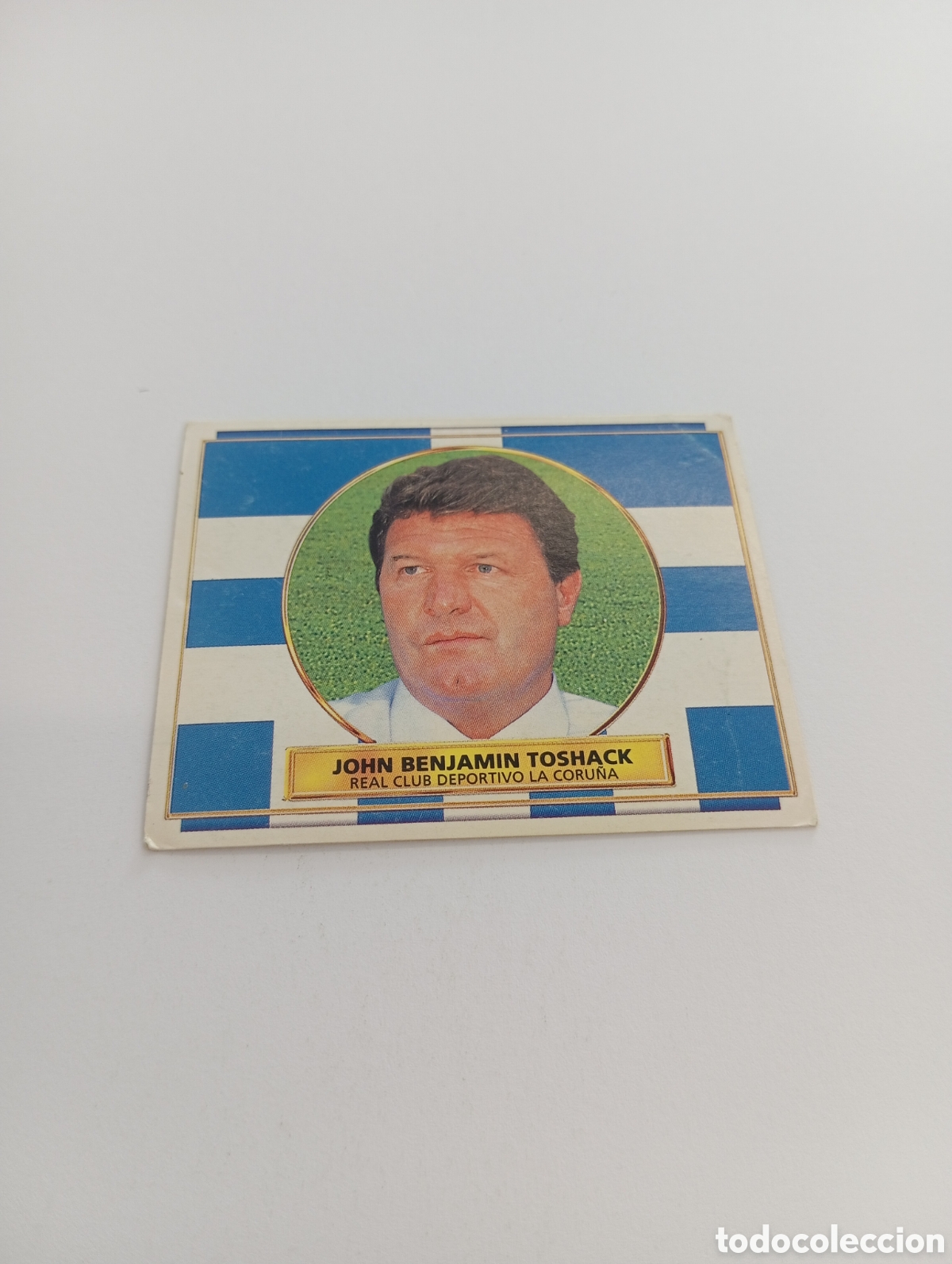 Cromos de F&uacute;tbol: ENTRENADOR JOHN TOSHACK Deportivo Liga Este 1996 1997 PANINI 96 97