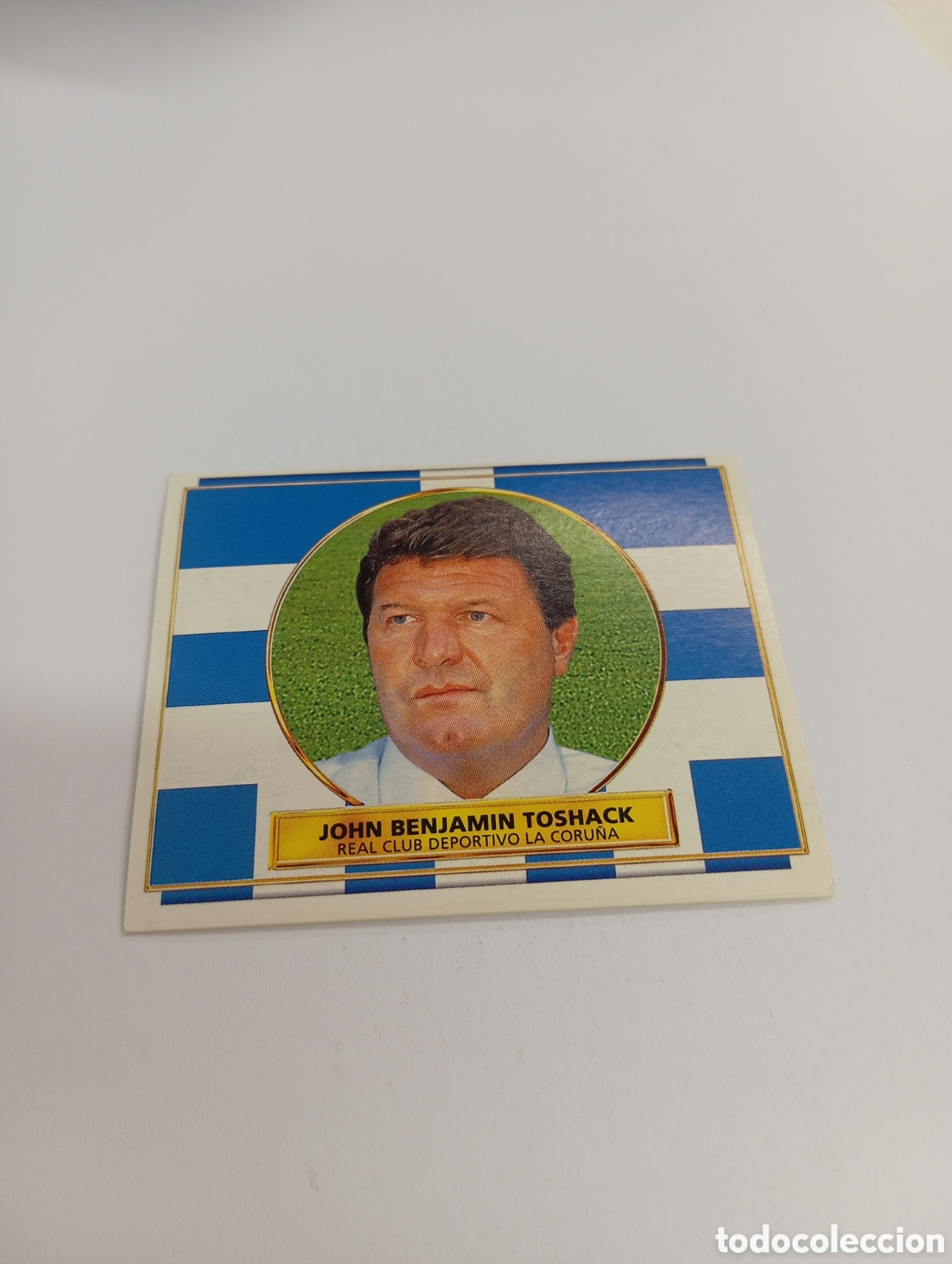 Cromos de F&uacute;tbol: ENTRENADOR JOHN TOSHACK Deportivo Liga Este 1996 1997 PANINI 96 97
