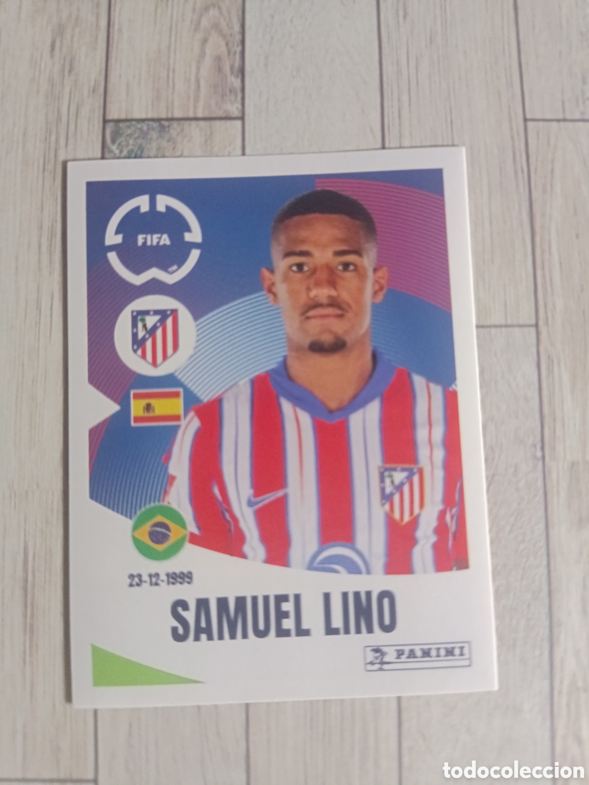 Cromos de F&uacute;tbol: 92 SAMUEL LINO ATLETICO DE MADRID FIFA CLUB WORLD CUP MUNDIAL CLUBES 2025 PANINI 25