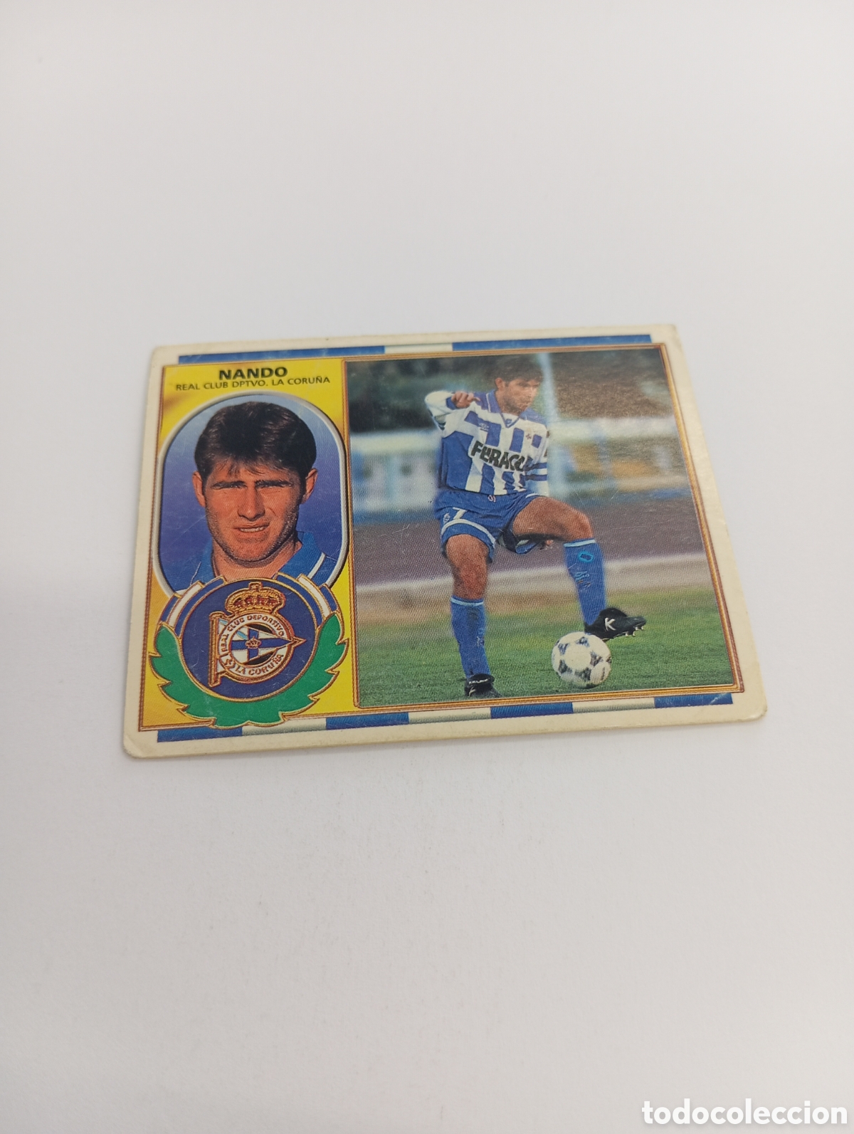Cromos de F&uacute;tbol: NANDO Deportivo Liga Este 1996 1997 PANINI 96 97