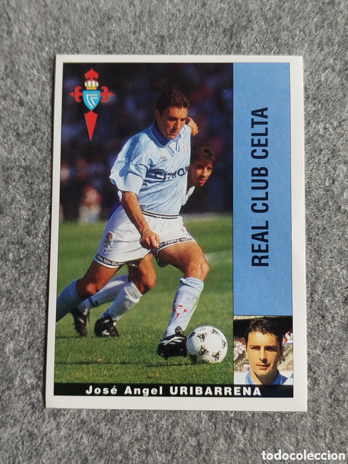 Cromos de F&uacute;tbol: CROMO URIBARRENA CELTA PANINI LIGA 1995 95 96 NUNCA PEGADO SIN PEGAR