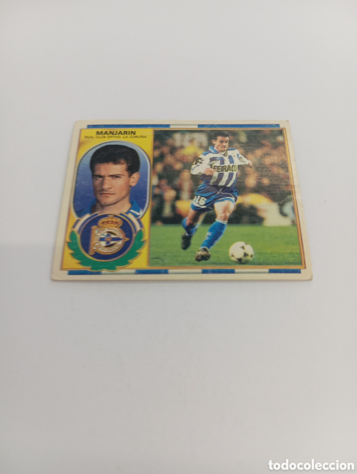 Cromos de F&uacute;tbol: MANJARIN Deportivo Liga Este 1996 1997 PANINI 96 97