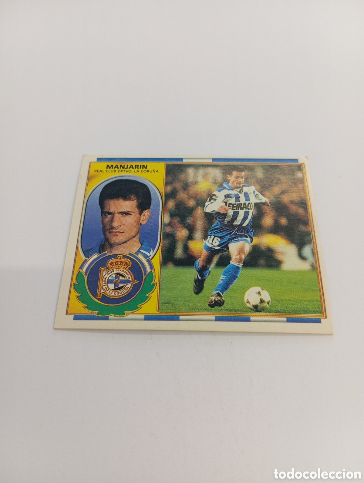 Cromos de F&uacute;tbol: MANJARIN Deportivo Liga Este 1996 1997 PANINI 96 97
