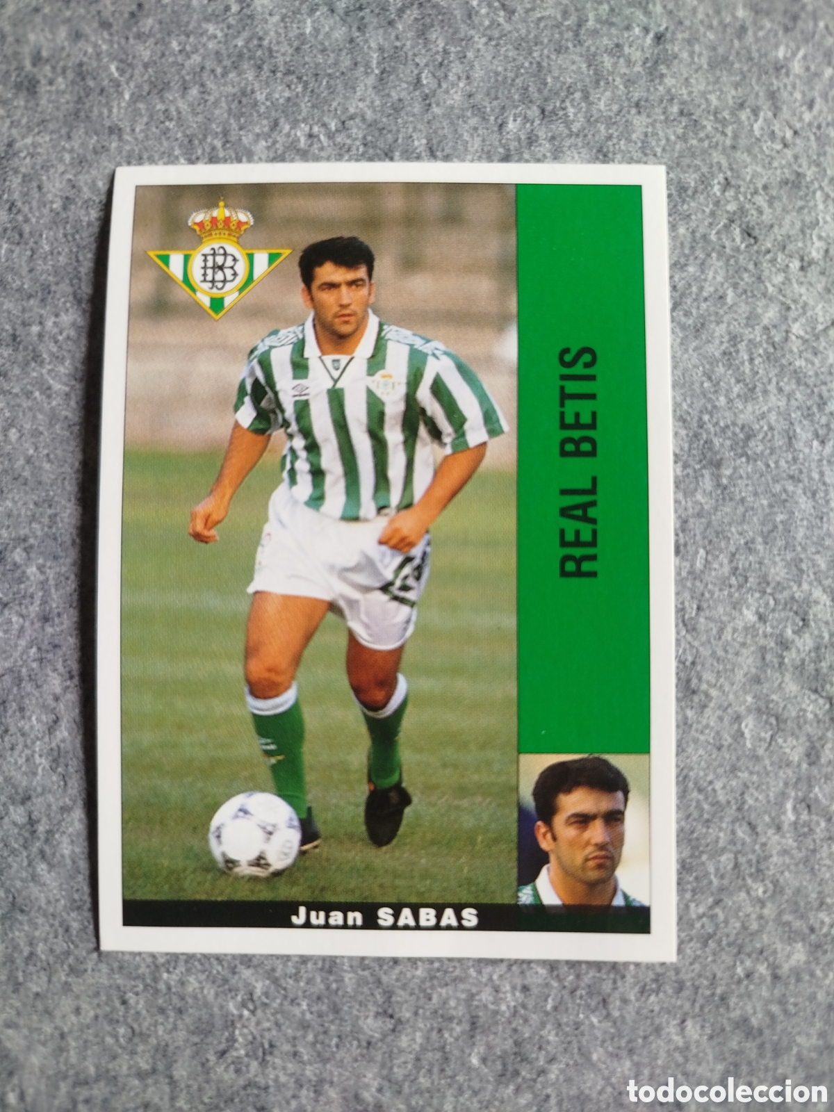 Cromos de F&uacute;tbol: CROMO SABAS BETIS PANINI LIGA 1995 95 96 NUNCA PEGADO SIN PEGAR