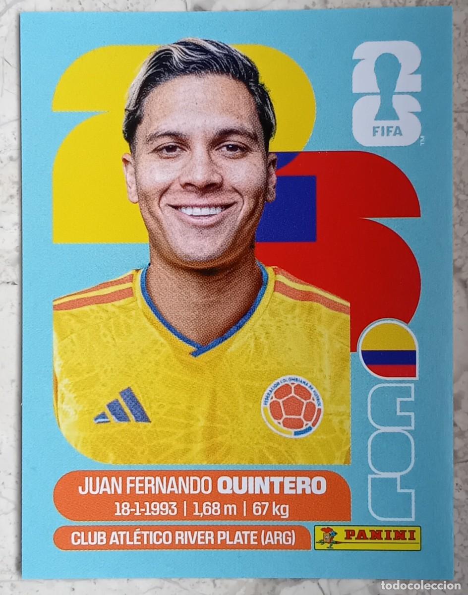 Cromos de F&uacute;tbol: Figurina Panini 2026 Cromo World Cup Usa Mundial 2026 Juan Fernando Quintero Colombia n COL 15
