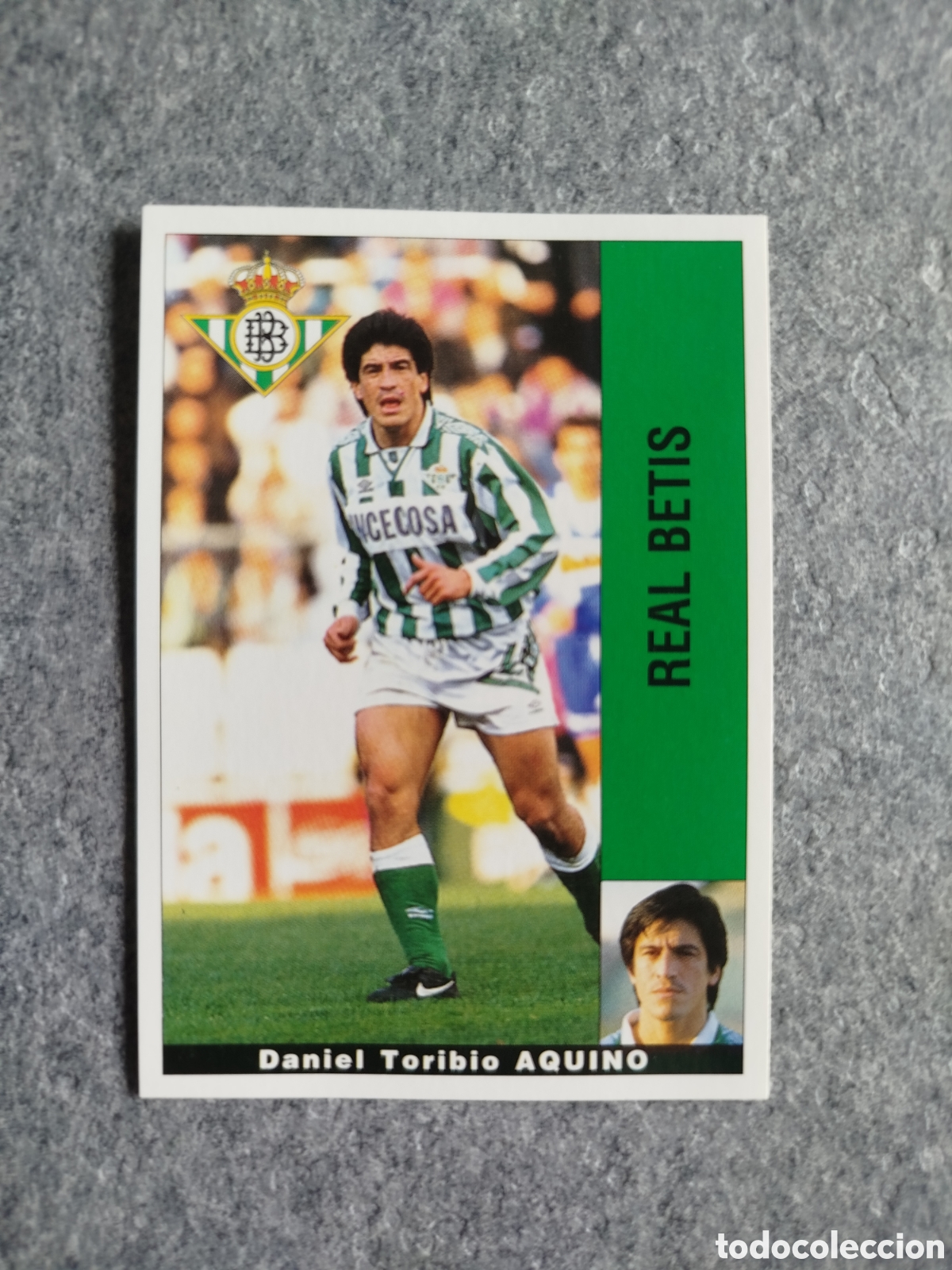 Cromos de F&uacute;tbol: CROMO AQUINO BETIS PANINI LIGA 1995 95 96 NUNCA PEGADO SIN PEGAR