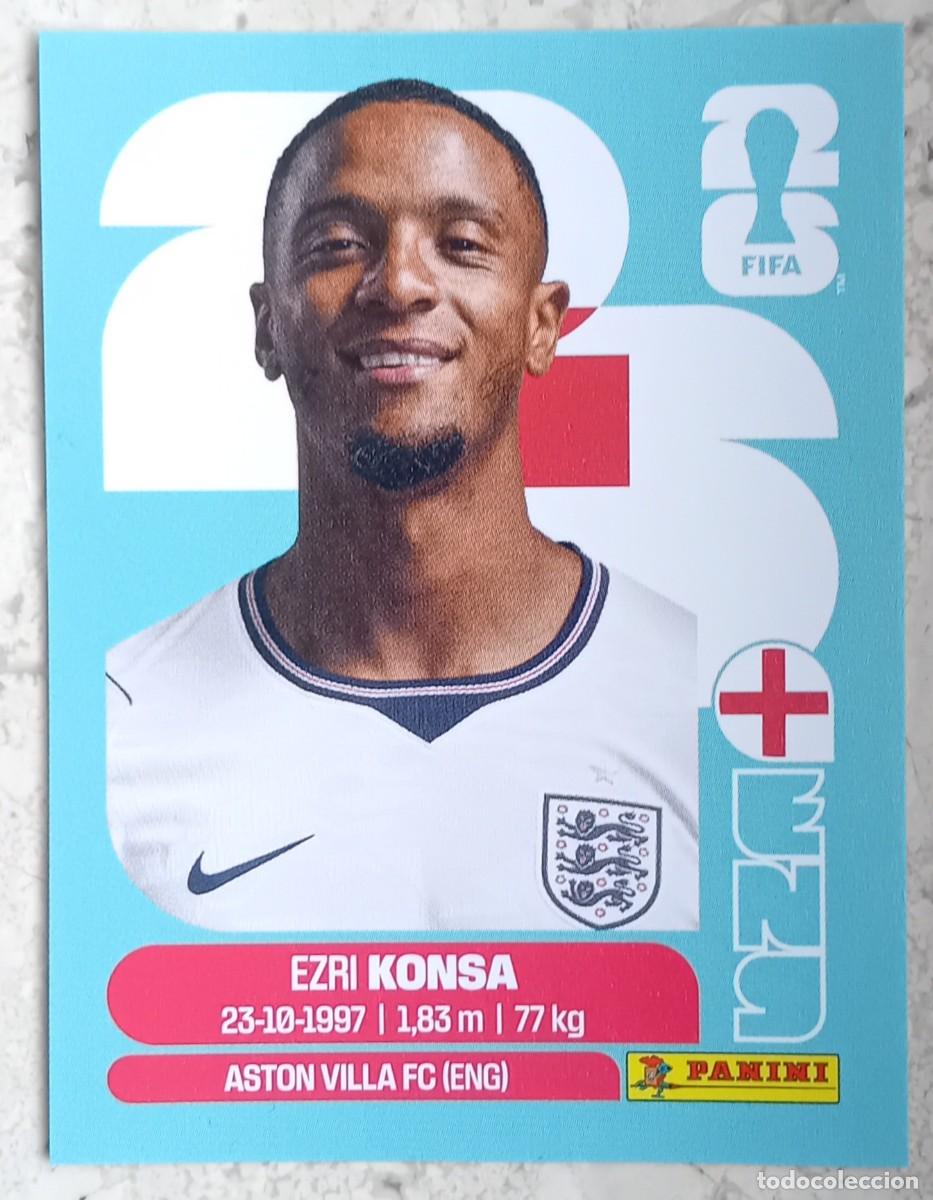 Cromos de F&uacute;tbol: Figurina Panini 2026 Cromo World Cup Usa Mundial 2026 Ezri Konsa England n ENG 5