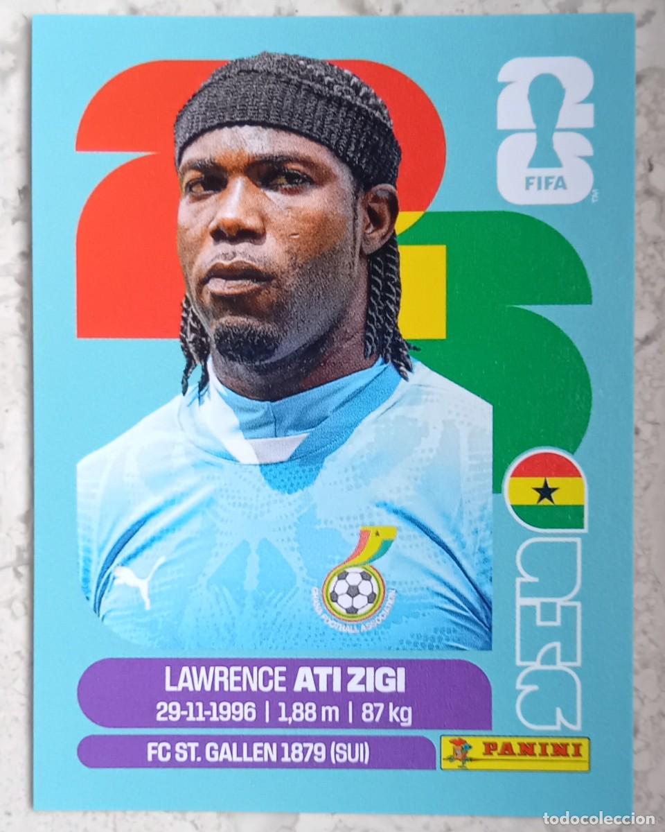 Cromos de F&uacute;tbol: Figurina Panini 2026 Cromo World Cup Usa Mundial 2026 Lawrence Ati Zigi Ghana n GHA 2