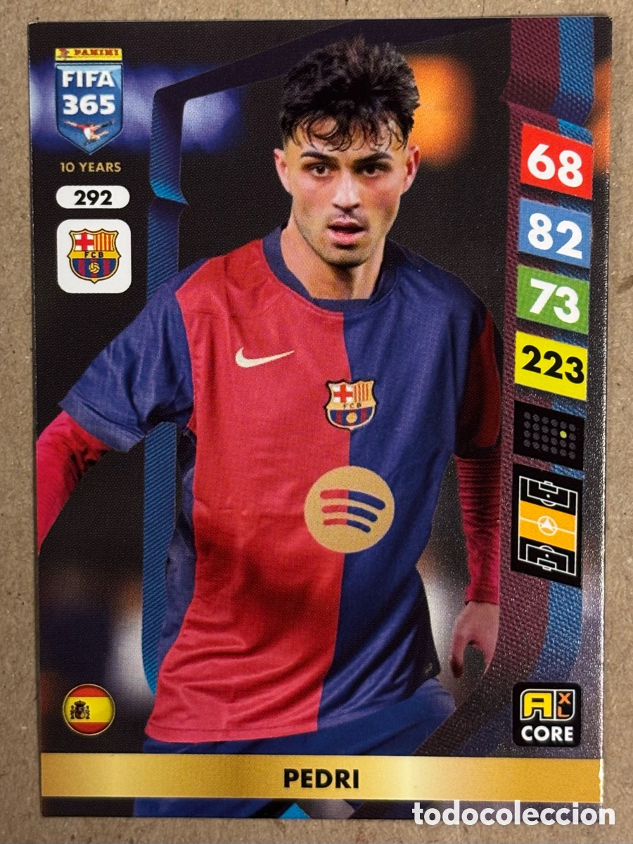 Cromos de F&uacute;tbol: PEDRI (FC BARCELONA). CARTA PANINI ADRENALYN XL FIFA 365. #202.