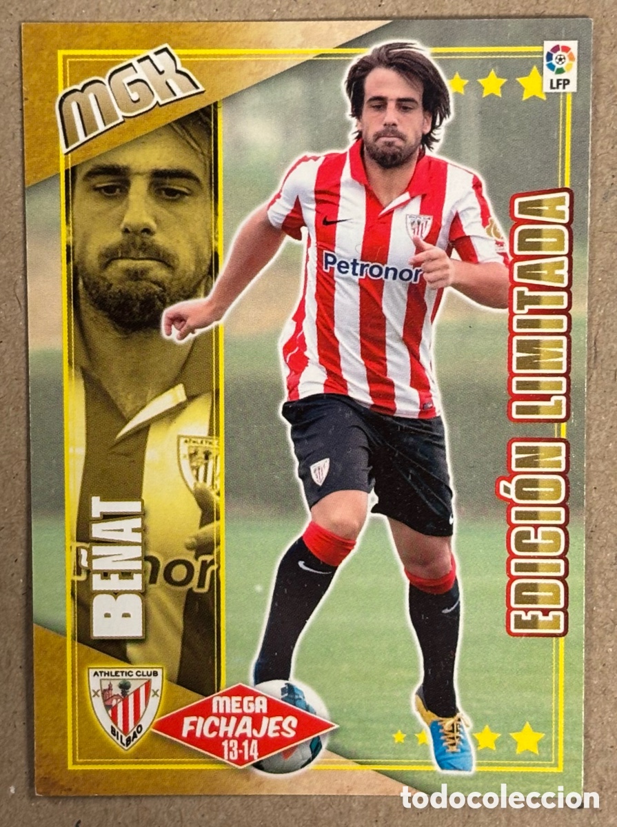 Cromos de F&uacute;tbol: BE&Ntilde;AT (ATHLETIC CLUB). CARTA EDICI&Oacute;N LIMITADA PANINI MEGACRACKS MGK 2013-14. MEGA FICHAJES. #507.