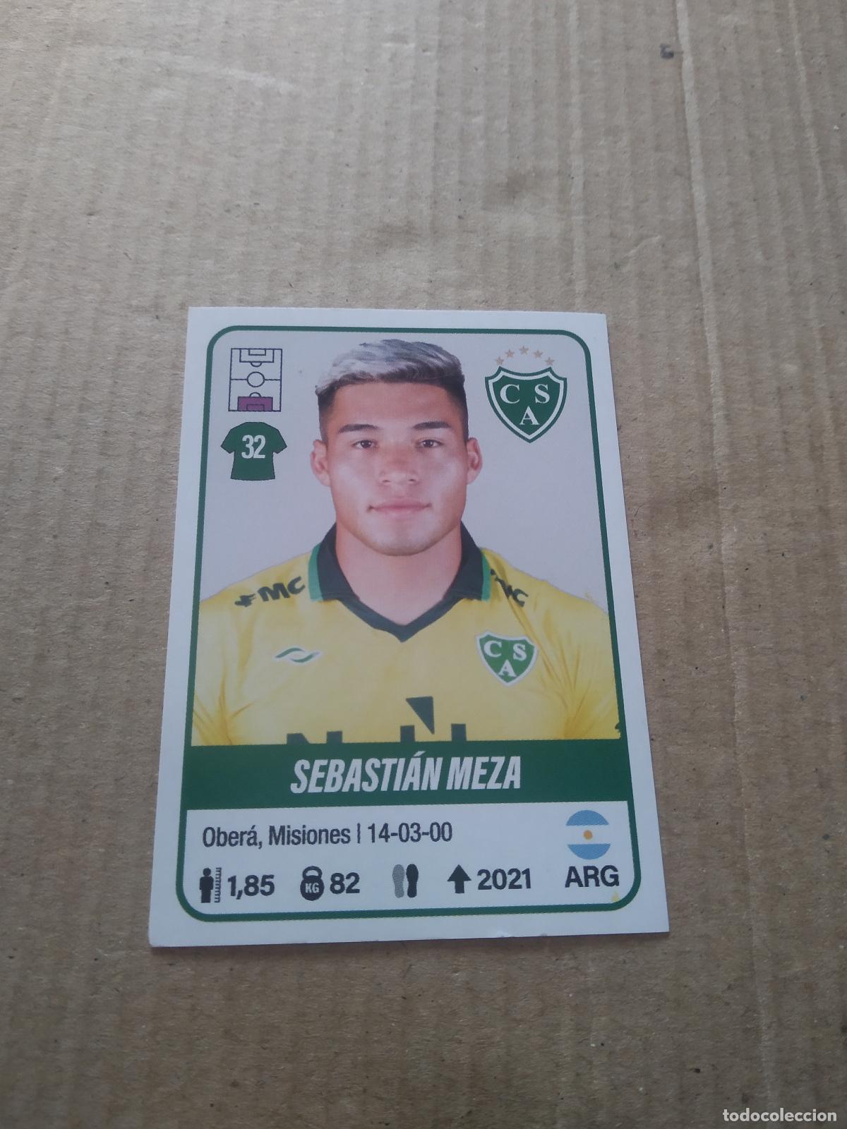 Cromos de F&uacute;tbol: 396 SEBASTIAN MEZA SARMIENTO DE JUNIN CROMO FUTBOL ARGENTINO PANINI LIGA ARGENTINA 2023