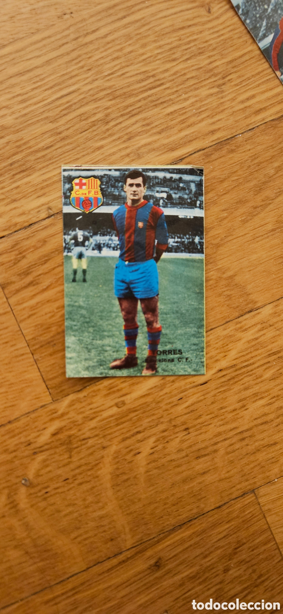 Cromos de F&uacute;tbol: Torres Barcelona fher 1967 1968 67 68 despegado
