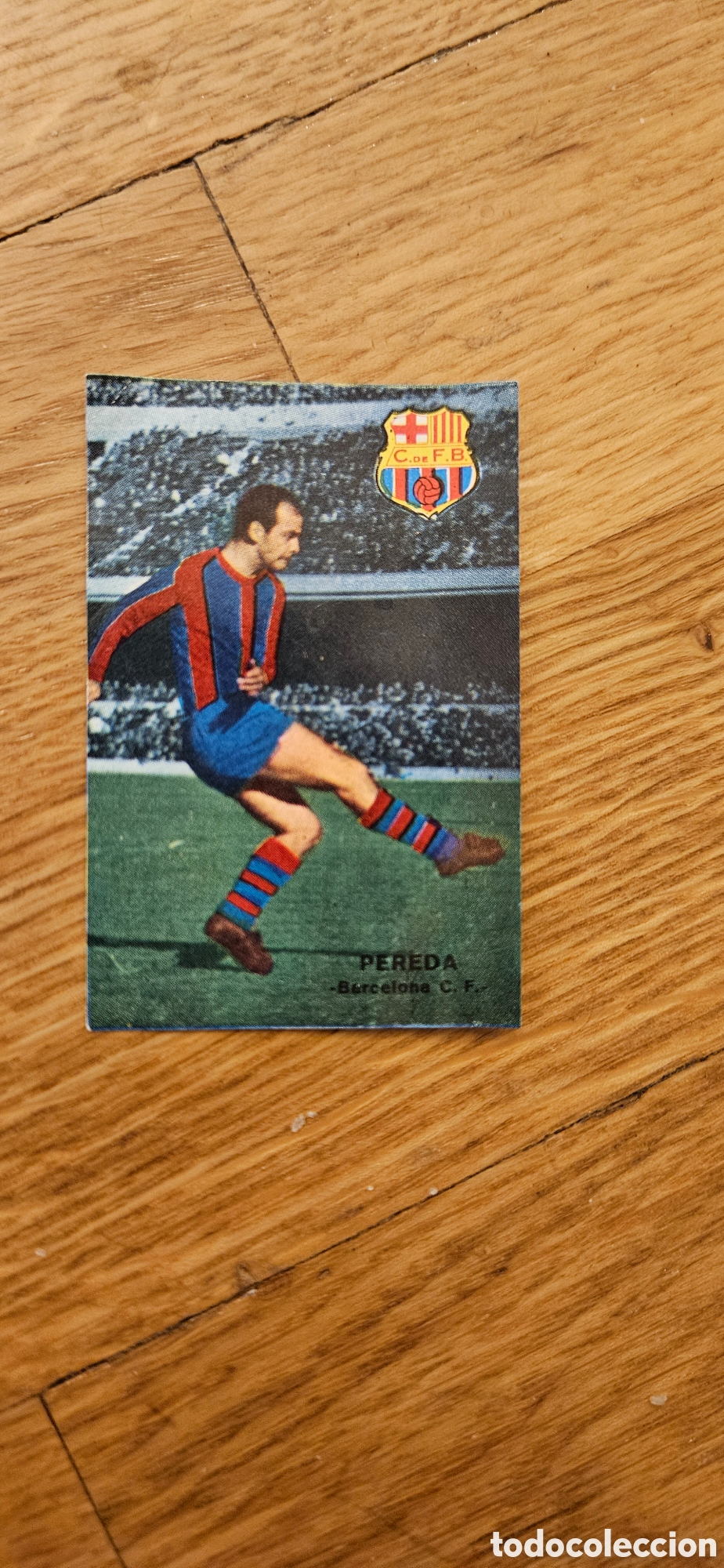 Cromos de F&uacute;tbol: Pereda Barcelona fher 1967 1968 67 68 despegado