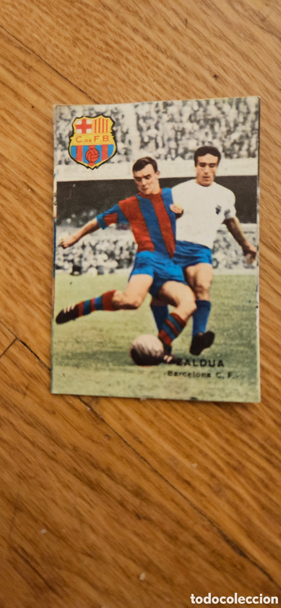 Cromos de F&uacute;tbol: Zaldua Barcelona fher 1967 1968 67 68 despegado