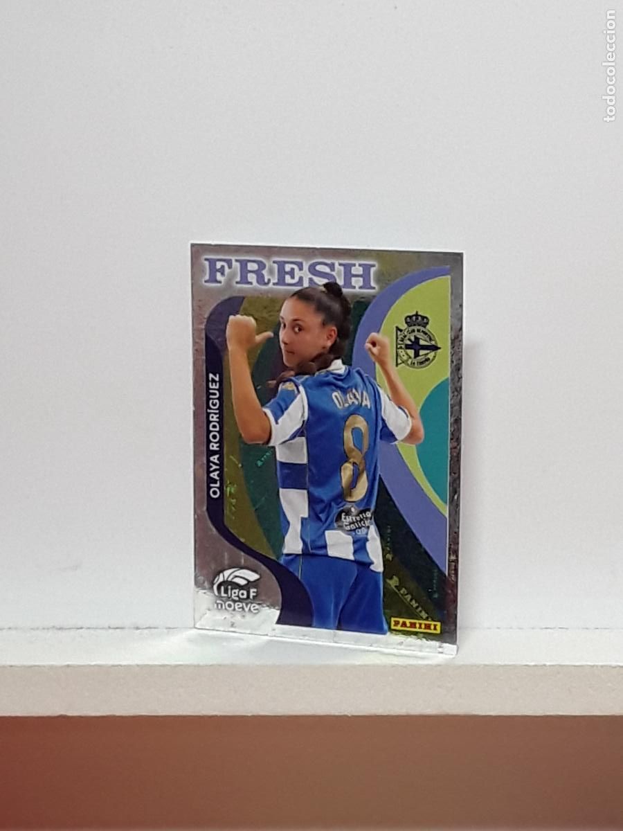 Cromos de F&uacute;tbol: LIGA FEMENINA 2025 2026 F 25 26 ALBUM PANINI LIGA N 378 DEPORTIVO FRESH OLAYA RODRIGUEZ