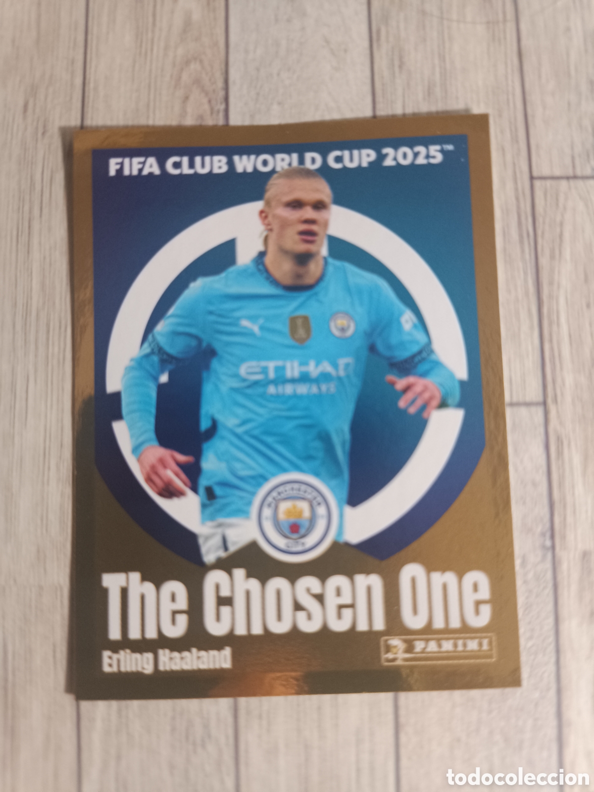 Cromos de F&uacute;tbol: 421 HAALAND THE CHOSEN ONE MANCHESTER CITY FIFA CLUB WORLD CUP MUNDIAL CLUBES 2025 PANINI 25