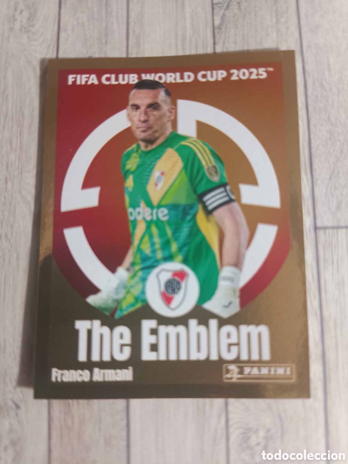 Cromos de F&uacute;tbol: 274 FRANCO ARMANI RIVER PLATE THE EMBLEM FIFA CLUB WORLD CUP MUNDIAL CLUBES 2025 PANINI 25