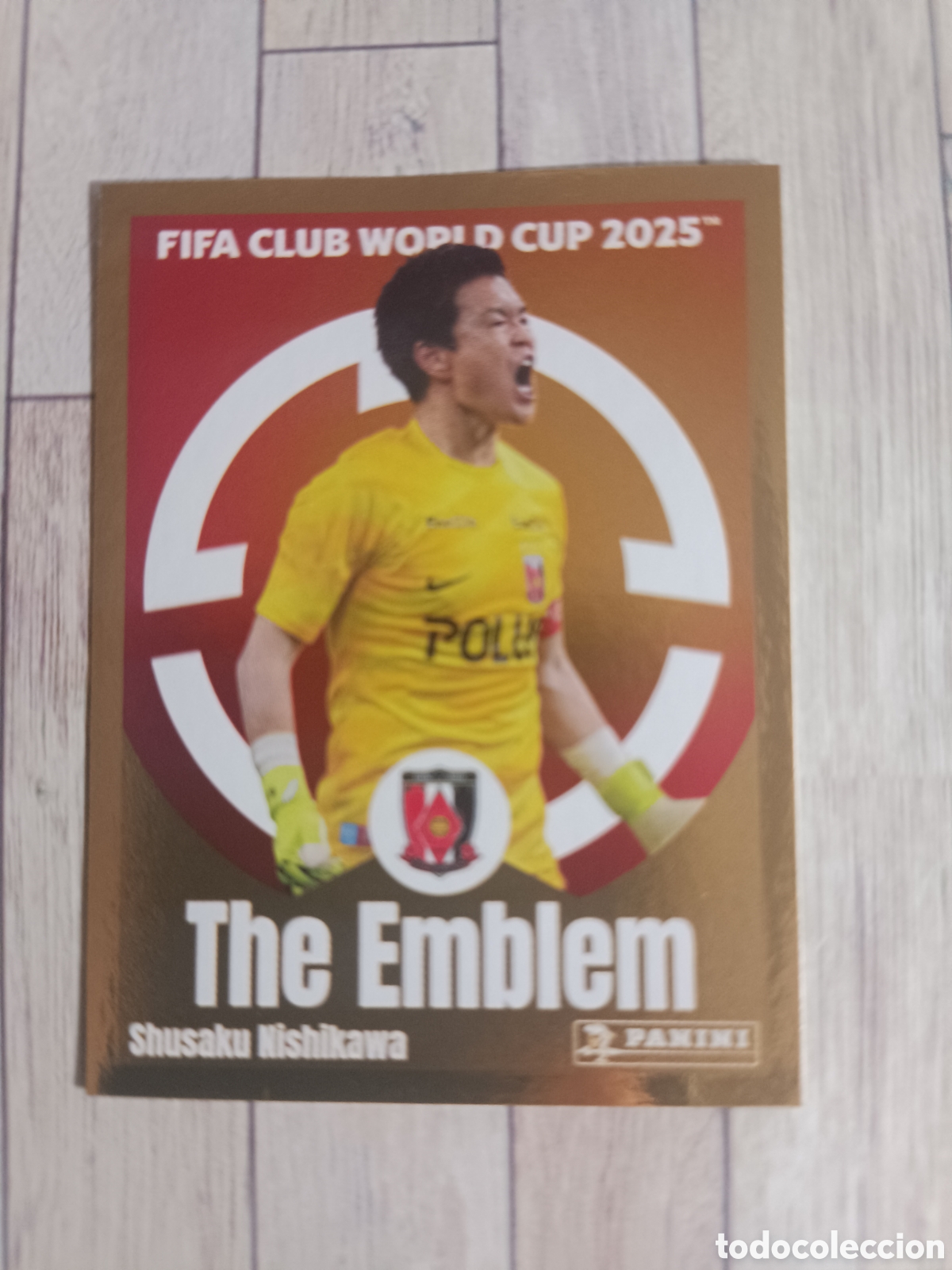 Cromos de F&uacute;tbol: 292 SHUSAKU URAWA RED DIAMONDS THE EMBLEM FIFA CLUB WORLD CUP MUNDIAL CLUBES 2025 PANINI 25