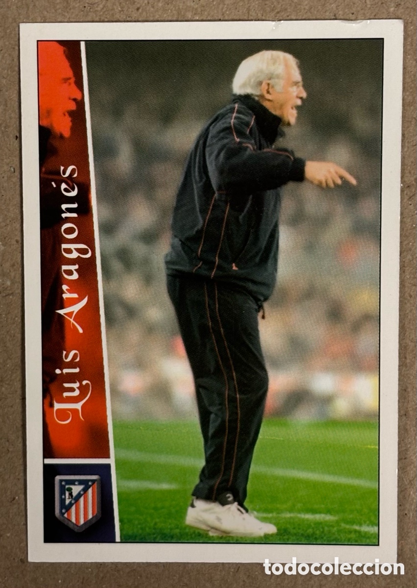 Cromos de F&uacute;tbol: LUIS ARAGON&Eacute;S(ATL&Eacute;TICO DE MADRID). CARTA MUNDICROMO LA FUCHAS DE LA LIGA 2002. #462.