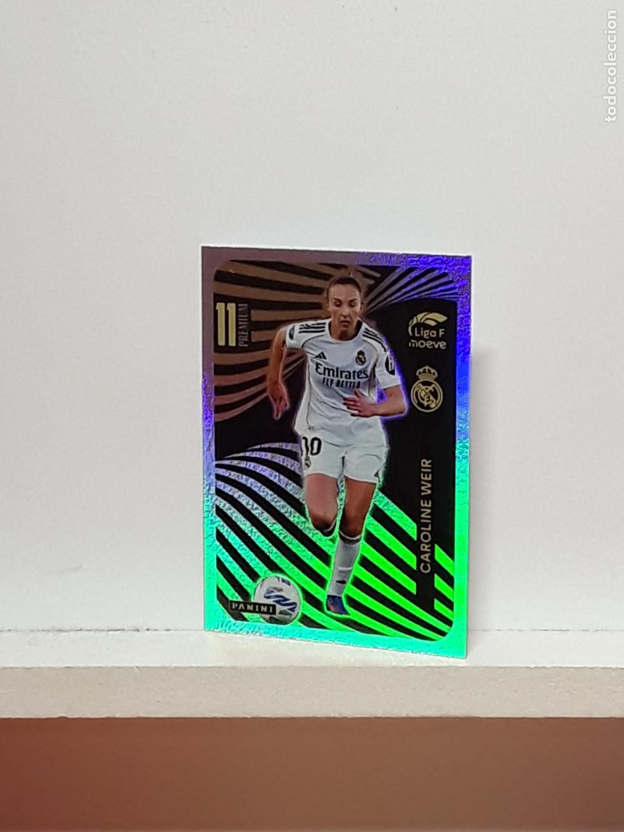 Cromos de F&uacute;tbol: LIGA FEMENINA 2025 2026 F 25 26 ALBUM PANINI LIGA N REAL MADRID PREMIUM CAROLINE WEIR