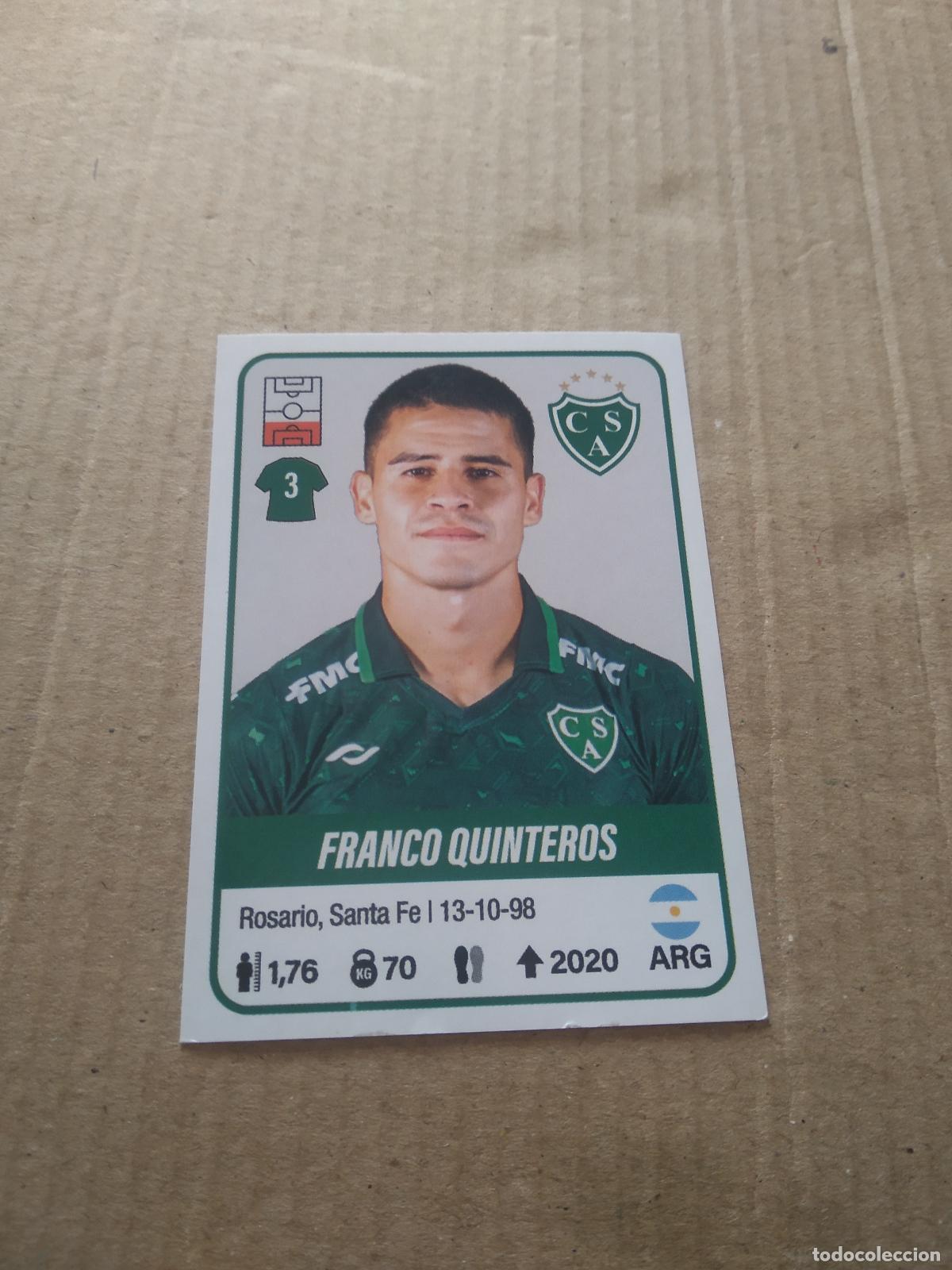 Cromos de F&uacute;tbol: 400 FRANCO QUINTEROS SARMIENTO DE JUNIN CROMO FUTBOL ARGENTINO PANINI LIGA ARGENTINA 2023