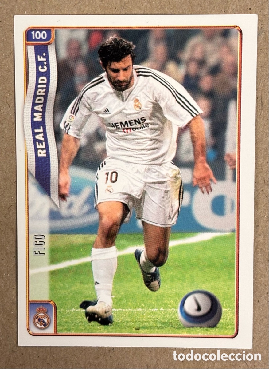 Cromos de F&uacute;tbol: LUIS FIGO (REAL MADRIDC.F.). CARTA MUNDICROMO LA FICHAS DE LA LIGA 2006. #100.