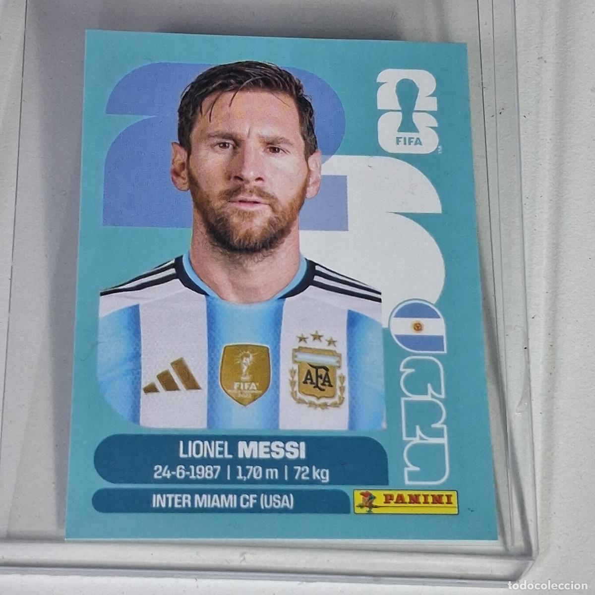 Cromos de F&uacute;tbol: C1 ARG17 LIONEL MESSI 17 ARGENTINA ARG MUNDIAL FIFA WORLD CUP 2026 STICKER PANINI