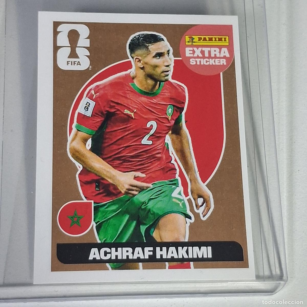 Football Stickers: C1 EXTRA STICKER ACHRAF HAKIMI MARRUECOS MOROCCO MUNDIAL FIFA WORLD CUP 2026 STICKER PANINI