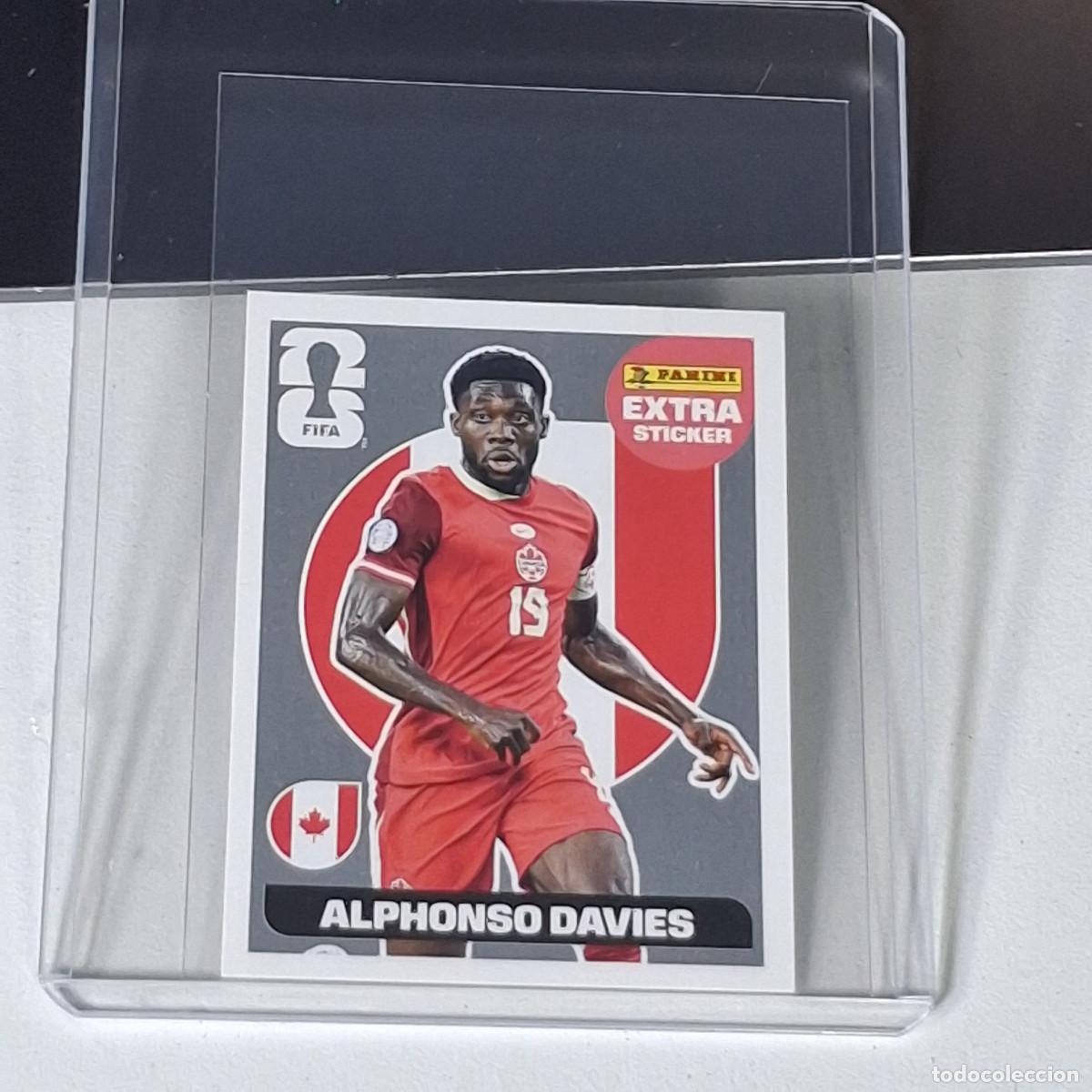 Football Stickers: C1 EXTRA ALPHONSO DAVIES CANADA SILVER MUNDIAL FIFA WORLD CUP 2026 STICKER PANINI