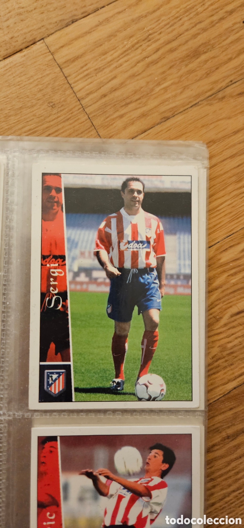 Football Stickers: Sergi 471 atl&eacute;tico de Madrid mundicromo 02 03 2002 2003