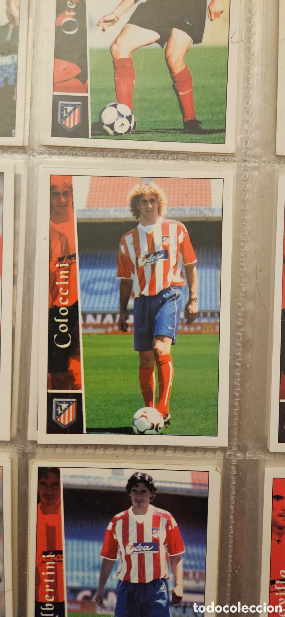 Football Stickers: 473 coloccini atl&eacute;tico de Madrid mundicromo 02 03 2002 2003