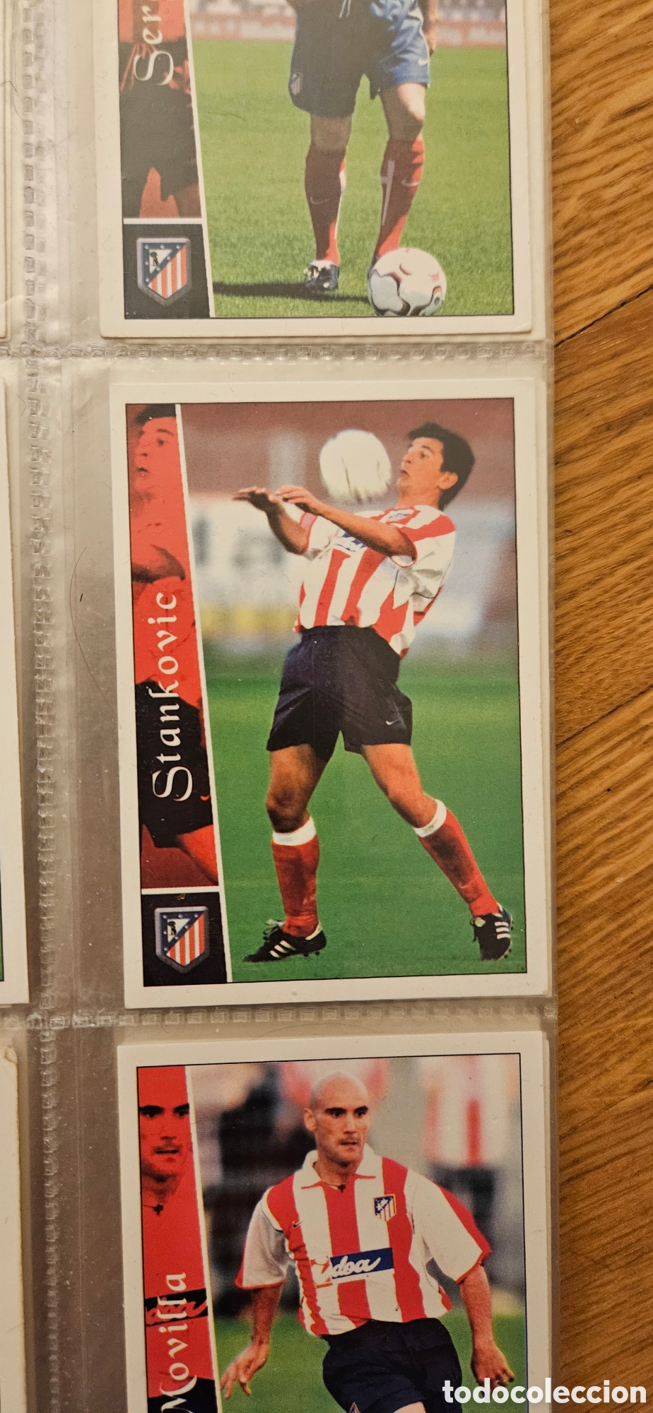Football Stickers: Stankovic 474 atl&eacute;tico de Madrid mundicromo 02 03 2002 2003