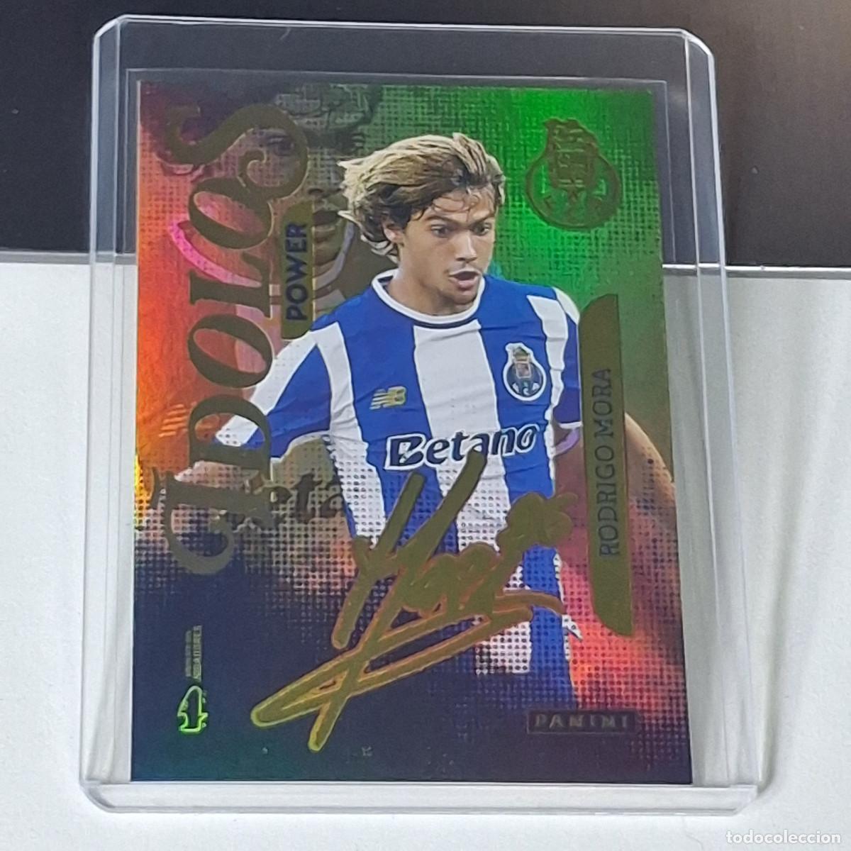 Football Stickers: C1 197P P197 RODRIGO MORA POWER FIRMADO PORTO FCP IDOLOS DO FUTEBOL PORTUGUES PORTUGAL PANINI 2025 2