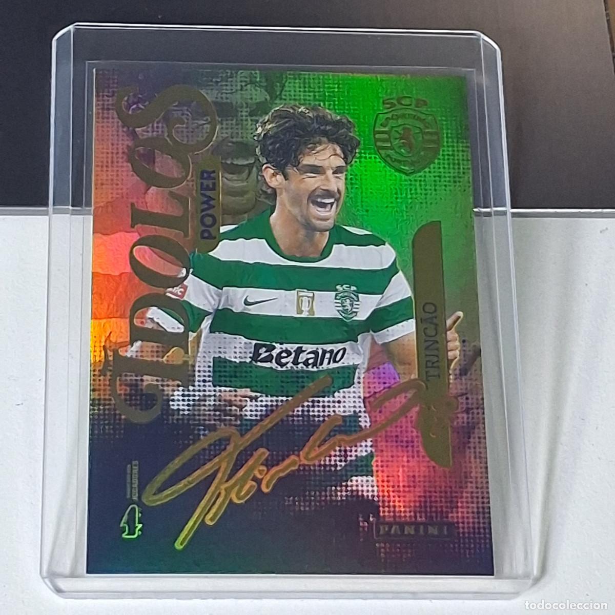 Cromos de F&uacute;tbol: C1 198P P198 TRINCAO POWER FIRMADO SPORTING SCP IDOLOS DO FUTEBOL PORTUGUES PORTUGAL PANINI 2025 2