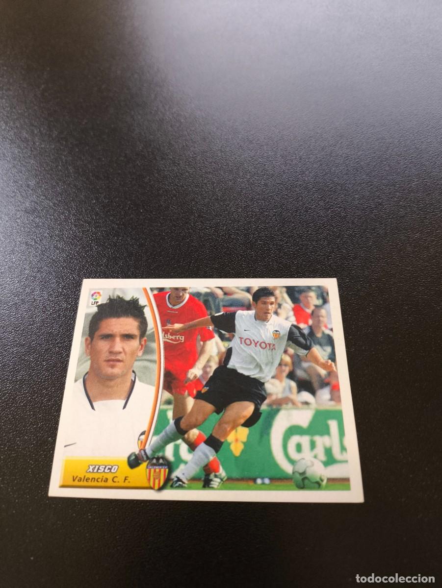 Cromos de F&uacute;tbol: XISCO COLOCA VALENCIA SIN PEGAR PANINI LIGA EDICIONES ESTE 2003 2004 03 04